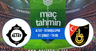 Altay - İstanbulspor İddaa Analizi ve Tahmini 01 Şubat 2021