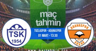 Tuzlaspor - Adanaspor İddaa Analizi ve Tahmini 01 Mart 2021