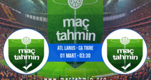 Atl Lanus - CA Tigre İddaa Analizi ve Tahmini 01 Mart 2022