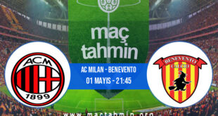 AC Milan - Benevento İddaa Analizi ve Tahmini 01 Mayıs 2021
