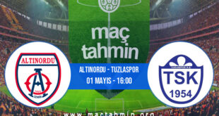 Altınordu - Tuzlaspor İddaa Analizi ve Tahmini 01 Mayıs 2021