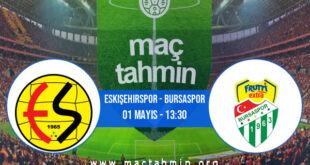 Eskişehirspor - Bursaspor İddaa Analizi ve Tahmini 01 Mayıs 2021