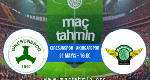 Giresunspor - Akhisarspor İddaa Analizi ve Tahmini 01 Mayıs 2021