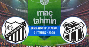 Bragantino SP - Ceara CE İddaa Analizi ve Tahmini 01 Temmuz 2021