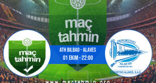 Ath Bilbao - Alaves İddaa Analizi ve Tahmini 01 Ekim 2021