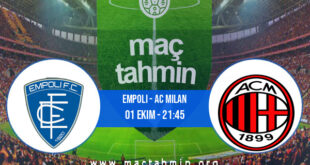 Empoli - AC Milan İddaa Analizi ve Tahmini 01 Ekim 2022