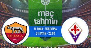 AS Roma - Fiorentina İddaa Analizi ve Tahmini 01 Kasım 2020