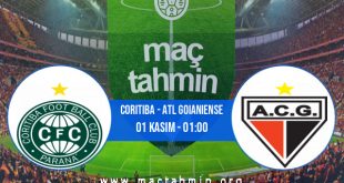 Coritiba - Atl Goianiense İddaa Analizi ve Tahmini 01 Kasım 2020