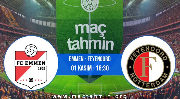 Emmen - Feyenoord İddaa Analizi ve Tahmini 01 Kasım 2020