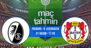 Freiburg - B. Leverkusen İddaa Analizi ve Tahmini 01 Kasım 2020