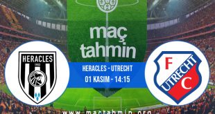 Heracles - Utrecht İddaa Analizi ve Tahmini 01 Kasım 2020