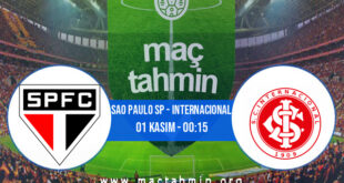 Sao Paulo SP - Internacional İddaa Analizi ve Tahmini 01 Kasım 2021