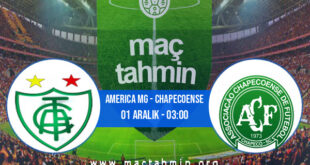 America MG - Chapecoense İddaa Analizi ve Tahmini 01 Aralık 2021