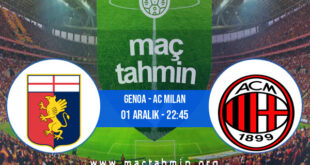 Genoa - AC Milan İddaa Analizi ve Tahmini 01 Aralık 2021