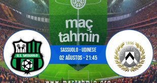 Sassuolo - Udinese İddaa Analizi ve Tahmini 02 Ağustos 2020