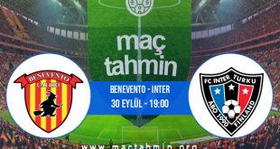 Benevento - Inter İddaa Analizi ve Tahmini 30 Eylül 2020