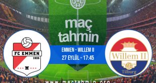 Emmen - Willem II İddaa Analizi ve Tahmini 27 Eylül 2020