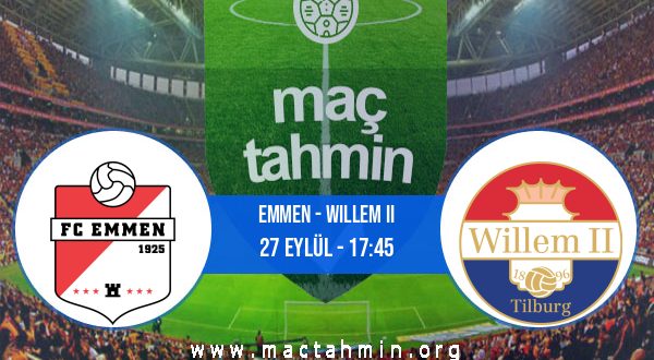 Emmen - Willem II İddaa Analizi ve Tahmini 27 Eylül 2020