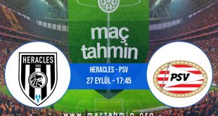 Heracles - PSV İddaa Analizi ve Tahmini 27 Eylül 2020