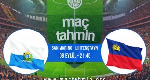 San Marino - Lihtenştayn İddaa Analizi ve Tahmini 08 Eylül 2020