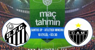 Santos SP - Atletico Mineiro İddaa Analizi ve Tahmini 10 Eylül 2020