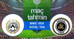 Udinese - Spezia İddaa Analizi ve Tahmini 30 Eylül 2020