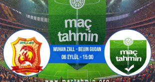 Wuhan Zall - Beijin Guoan İddaa Analizi ve Tahmini 06 Eylül 2020