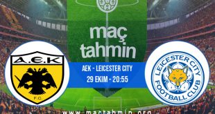 Aek - Leicester City İddaa Analizi ve Tahmini 29 Ekim 2020