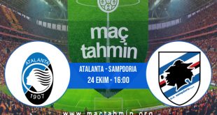 Atalanta - Sampdoria İddaa Analizi ve Tahmini 24 Ekim 2020