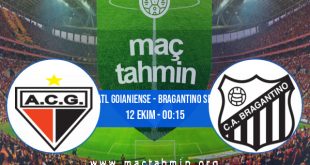 Atl Goianiense - Bragantino SP İddaa Analizi ve Tahmini 12 Ekim 2020