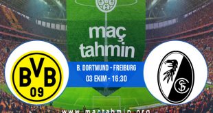 B. Dortmund - Freiburg İddaa Analizi ve Tahmini 03 Ekim 2020