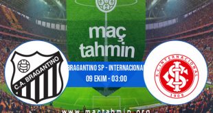 Bragantino SP - Internacional İddaa Analizi ve Tahmini 09 Ekim 2020