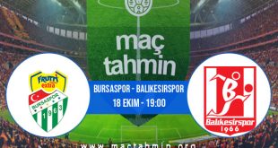 Bursaspor - Balıkesirspor İddaa Analizi ve Tahmini 18 Ekim 2020