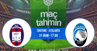 Crotone - Atalanta İddaa Analizi ve Tahmini 31 Ekim 2020