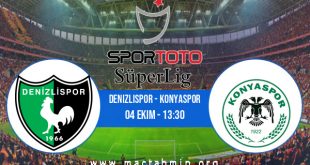 Denizlispor - Konyaspor İddaa Analizi ve Tahmini 04 Ekim 2020