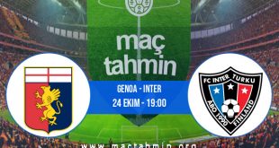 Genoa - Inter İddaa Analizi ve Tahmini 24 Ekim 2020