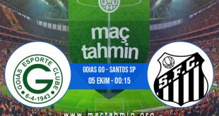 Goias GO - Santos SP İddaa Analizi ve Tahmini 05 Ekim 2020