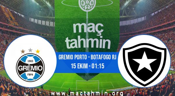 Gremio Porto - Botafogo RJ İddaa Analizi ve Tahmini 15 Ekim 2020