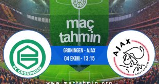 Groningen - Ajax İddaa Analizi ve Tahmini 04 Ekim 2020