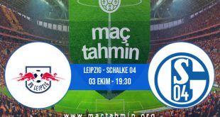 Leipzig - Schalke 04 İddaa Analizi ve Tahmini 03 Ekim 2020