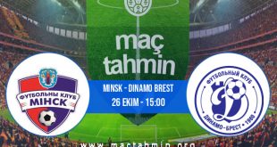 Minsk - Dinamo Brest İddaa Analizi ve Tahmini 26 Ekim 2020