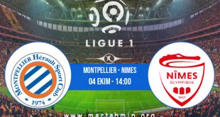 Montpellier - Nimes İddaa Analizi ve Tahmini 04 Ekim 2020