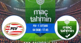 PSV - F. Sittard İddaa Analizi ve Tahmini 04 Ekim 2020