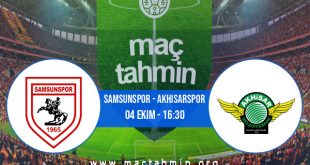 Samsunspor - Akhisarspor İddaa Analizi ve Tahmini 04 Ekim 2020