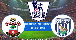 Southampton - West Bromwich İddaa Analizi ve Tahmini 04 Ekim 2020