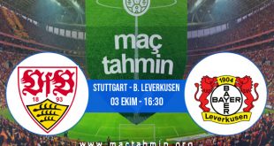 Stuttgart - B. Leverkusen İddaa Analizi ve Tahmini 03 Ekim 2020