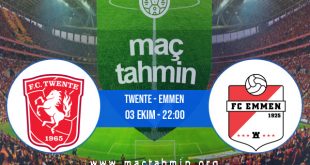 Twente - Emmen İddaa Analizi ve Tahmini 03 Ekim 2020