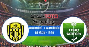 Ankaragücü - F.Karagümrük İddaa Analizi ve Tahmini 08 Kasım 2020