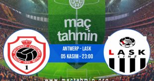 Antwerp - LASK İddaa Analizi ve Tahmini 05 Kasım 2020