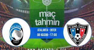 Atalanta - Inter İddaa Analizi ve Tahmini 08 Kasım 2020